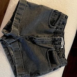 American apparel high waisted shorts